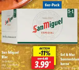 Lidl San Miguel Bier Angebot