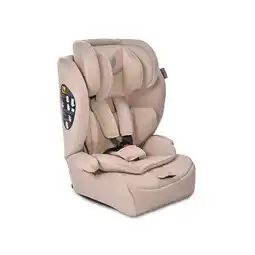 Netto Marken-Discount Lorelli Kindersitz i-Size Adventure (76-150 cm) Kopfstütze verstellbar bis 36 kg beige Angebot