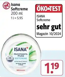 Rossmann Isana Softcreme Angebot