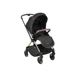 Netto Marken-Discount Kikkaboo Kinderwagen Lanah 2 in 1 Babywanne, Rückenlehne verstellbar, bis 22 kg schwarz Angebot