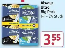 Rossmann Always Ultra Big Pack Angebot