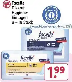 Rossmann Facelle Diskret Hygiene Einlagen Angebot