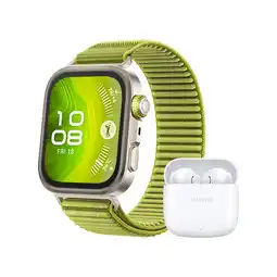 Netto Marken-Discount Huawei Watch Fit 4 Pro Bundle grün Smartwatch Angebot