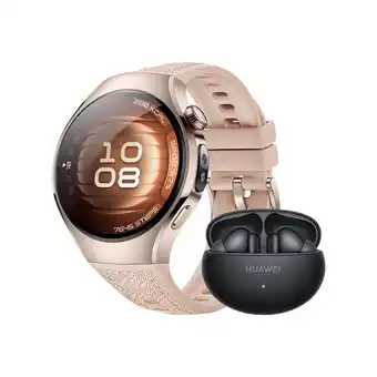 Netto Marken-Discount Huawei Watch 5 42mm Bundle beige Smartwatch Angebot