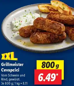 Lidl Grillmeister Cevapcici Angebot