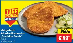 Lidl Metzgerfrisch Schweine-Knusperchen ,,Cornflakes-Panade" Angebot