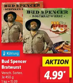 Lidl Bud Spencer Bratwurst Angebot