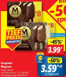 Lidl Langnese Magnum Angebot
