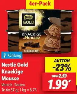 Lidl Nestlé Gold Knackige Mousse Angebot