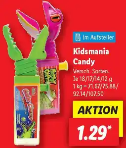 Lidl Kidsmania Candy Angebot