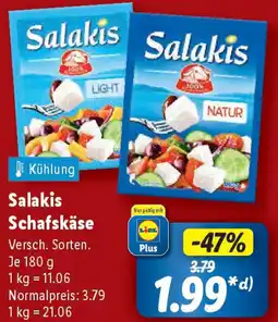 Lidl Salakis Schafskäse Angebot