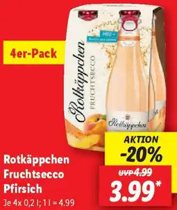 Lidl Rotkäppchen Fruchtsecco Pfirsich Angebot