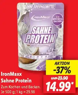 Lidl IronMaxx Sahne Protein Angebot
