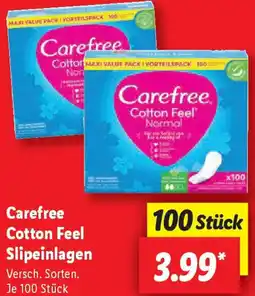 Lidl Carefree Cotton Feel Slipeinlagen Angebot
