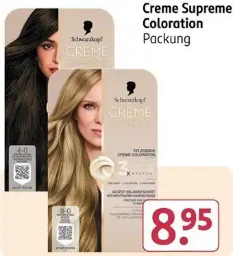Rossmann Creme Supreme Coloration Angebot