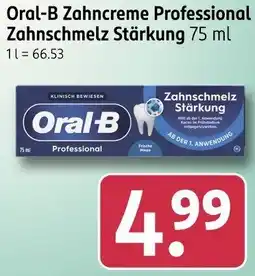 Rossmann Oral-B Zahncreme Professional Zahnschmelz Stärkung Angebot