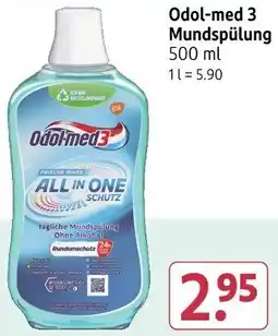 Rossmann Odol-med 3 Mundspülung Angebot