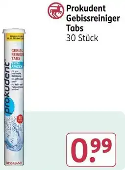 Rossmann Prokudent Gebissreiniger Tabs Angebot
