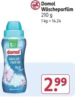 Rossmann Domol Wäscheparfüm Angebot