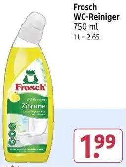 Rossmann Frosch WC-Reiniger Angebot