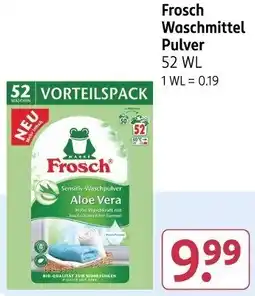 Rossmann Frosch Waschmittel Pulver Angebot