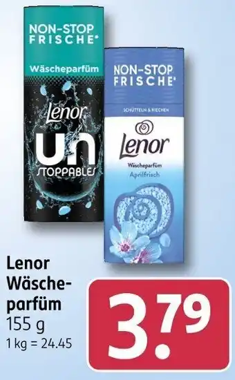 Rossmann Lenor Wäscheparfüm Angebot