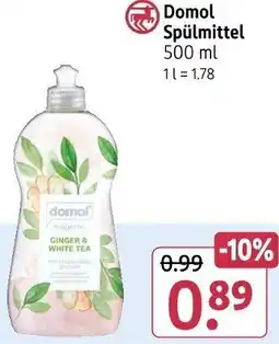 Rossmann Domol Spülmittel Angebot