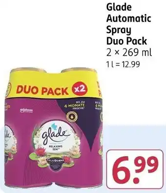 Rossmann Glade Automatic Spray Duo Pack Angebot