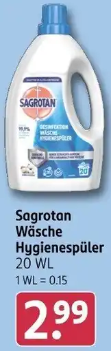 Rossmann Sagrotan Wäsche Hygienespüler Angebot