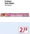 Rossmann Fredman Back-Bögen Angebot