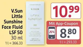 Rossmann V.Sun Little Sunshine Face Fluid LSF 50 Angebot