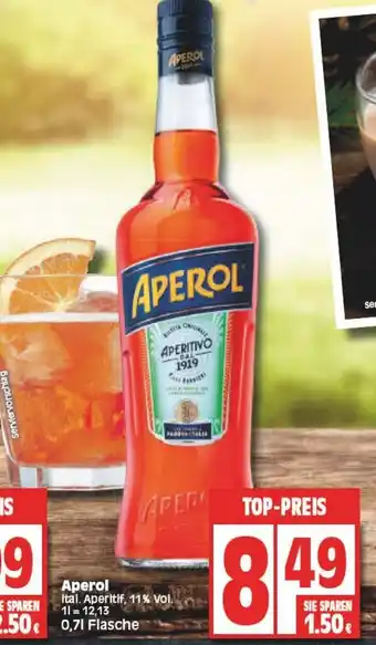 Edeka Aperol 0,7L Angebot