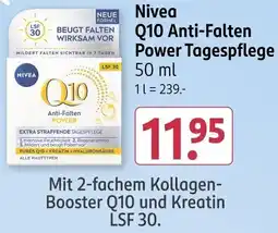 Rossmann Nivea Q10 Anti-Falten Power Tagespflege Angebot