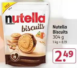 Rossmann Nutella Biscuits Angebot
