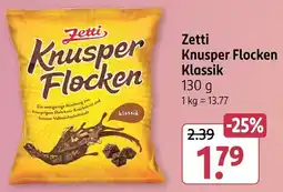 Rossmann Zetti Knusper Flocken Klassik Angebot