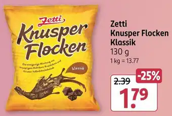 Rossmann Zetti Knusper Flocken Klassik Angebot