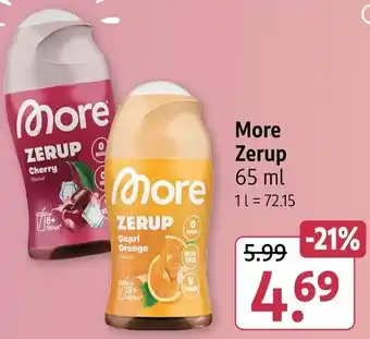 Rossmann More Zerup Angebot