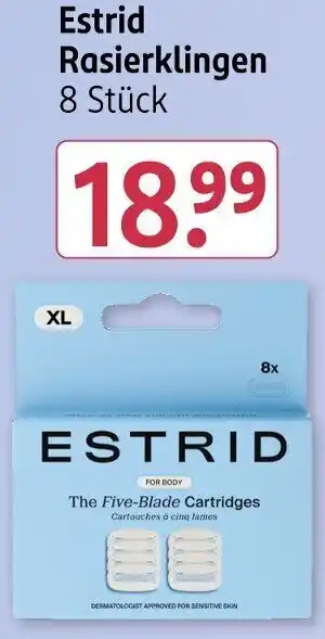 Rossmann Estrid Rasierklingen Angebot