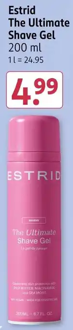 Rossmann Estrid The Ultimate Shave Gel Angebot