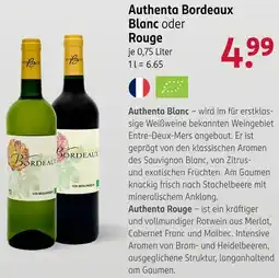 Rossmann Authenta Bordeaux Blanc oder Rouge Angebot