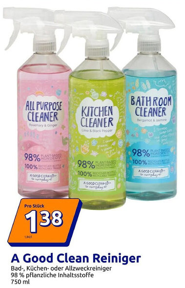 Action A Good Clean Reiniger Angebot