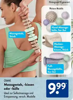 Aldi Süd CRANE Massagestab, -kissen oder -bälle Angebot