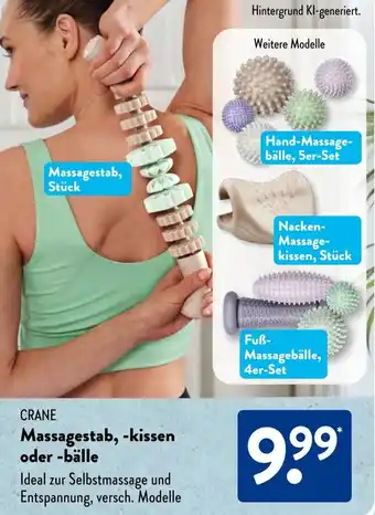 Aldi Süd CRANE Massagestab, -kissen oder -bälle Angebot