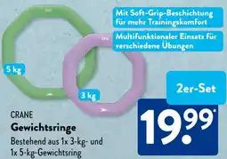 Aldi Süd CRANE Gewichtsringe Angebot