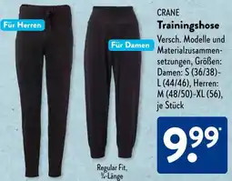 Aldi Süd CRANE Trainingshose Angebot