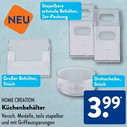 Aldi Süd HOME CREATION Küchenbehälter Angebot
