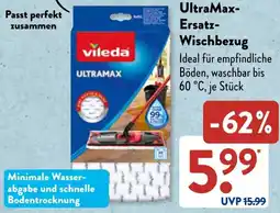 Aldi Süd Vileda UltraMax Ersatz Wischbezug Angebot
