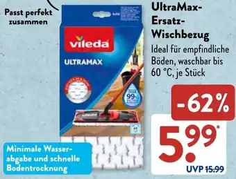 Aldi Süd Vileda UltraMax Ersatz Wischbezug Angebot