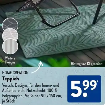 Aldi Süd HOME CREATION Teppich Angebot