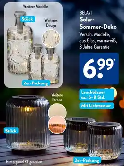 Aldi Süd BELAVI Solar Sommer-Deko Angebot